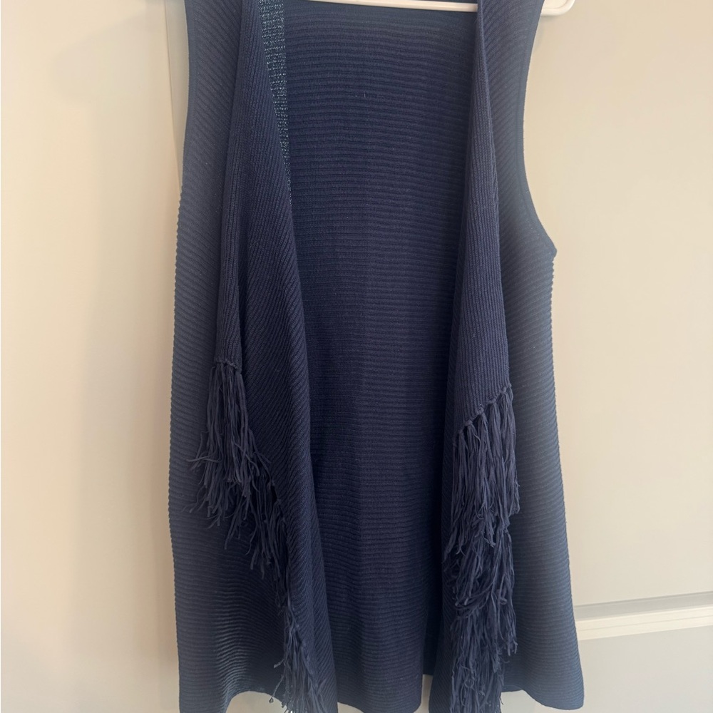 Lilly Pulitzer fringe sweater vest